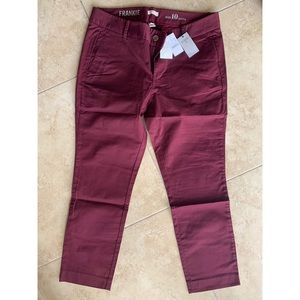 *NWT* J. Crew Frankie Petite Cropped Pants
